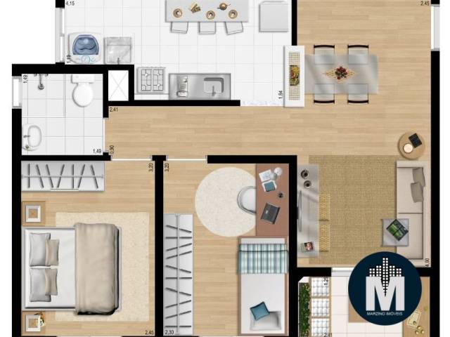 #CMI1755 - Apartamento para Venda em Carapicuíba - SP